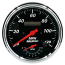 5" Tachometer/Speedometer Combo, 8k Rpm/120 Mph, Designer Black
