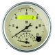 3-3/8" Tachometer/Speedometer Combo, 8k Rpm/120 Mph, Antique Beige