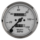 3-1/8" Speedometer, 0-120 Mph, American Platinum