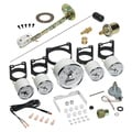 5 Pc. Gauge Kit, 3-3/8" & 2-1/16", Elec. Speedo W/ Wheel Odo, Prestige Pearl