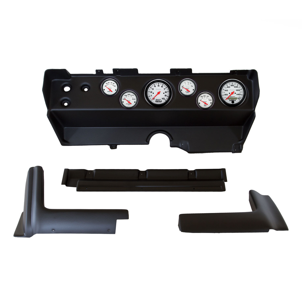 6 Gauge Direct-Fit Dash Kit, E-Body / Cuda / Challenger 70-74, Phantom