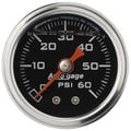 1-1/2" Pressure, 0-60 Psi, Black