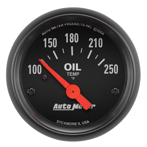 2-1/16" Oil Temperature, 100-250 °F, Z-Series