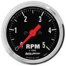 2-1/16" In-Dash Tachometer, 0-5,000 Rpm, Traditional Chrome