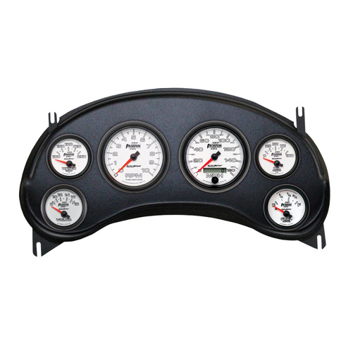 6 Gauge Direct-Fit Dash Kit, Chevy S10 Truck 98-04, Phantom Ii