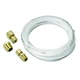Tubing, Nylon, 1/8", 12ft. Length, Incl. 1/8" Nptf Brass Compression Fittings