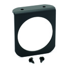 Gauge Mounting Panel, Single, 2-5/8", Black, Aluminum
