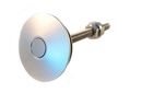 Hurricane - Push-Clips snabblås 60mm silver