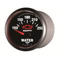 2-1/16" Water Temperature, 100-250 °F, Chevy Red Bowtie, Black