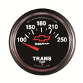 2-1/16" Transmission Temperature, 100-250 °F, Chevy Red Bowtie, Black