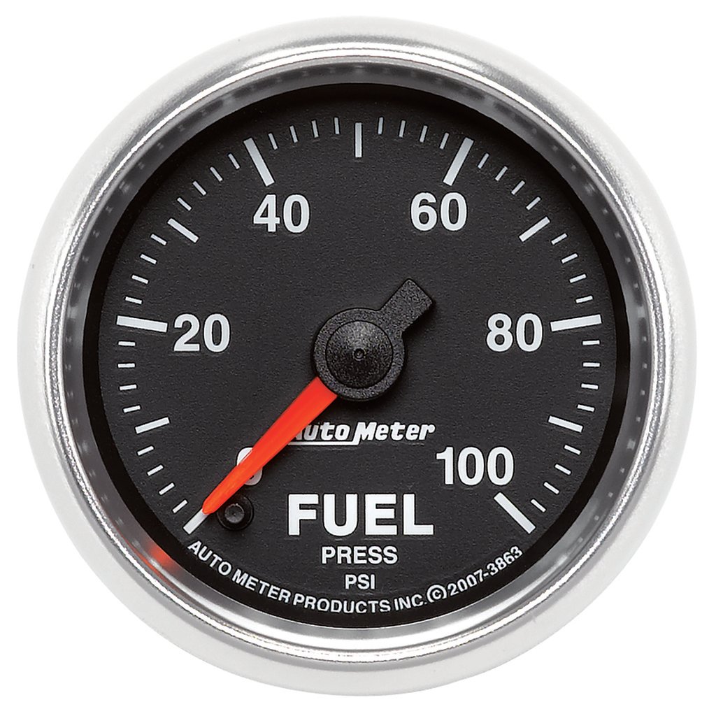 2-1/16" Fuel Pressure, 0-100 Psi, Gs