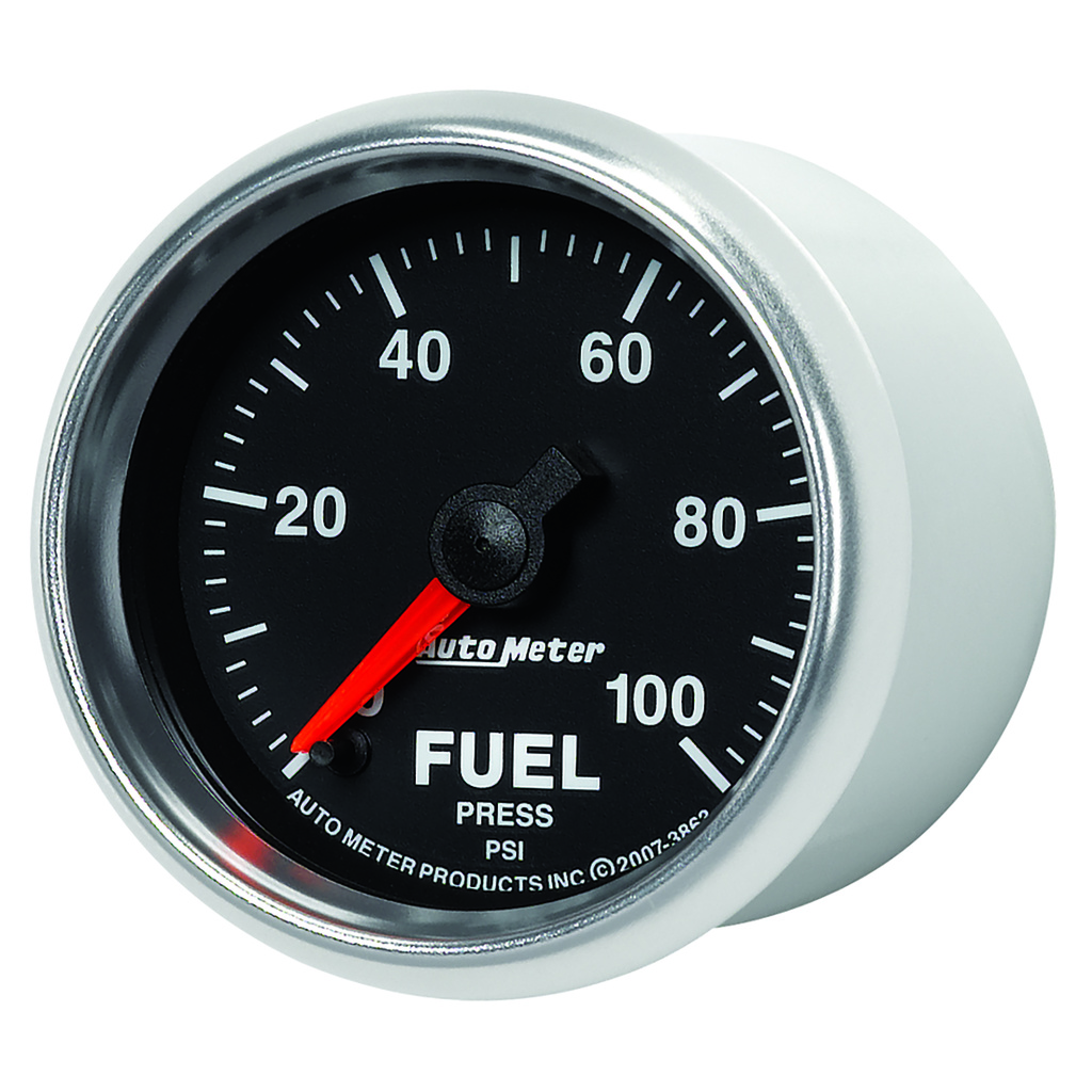 2-1/16" Fuel Pressure, 0-100 Psi, Gs