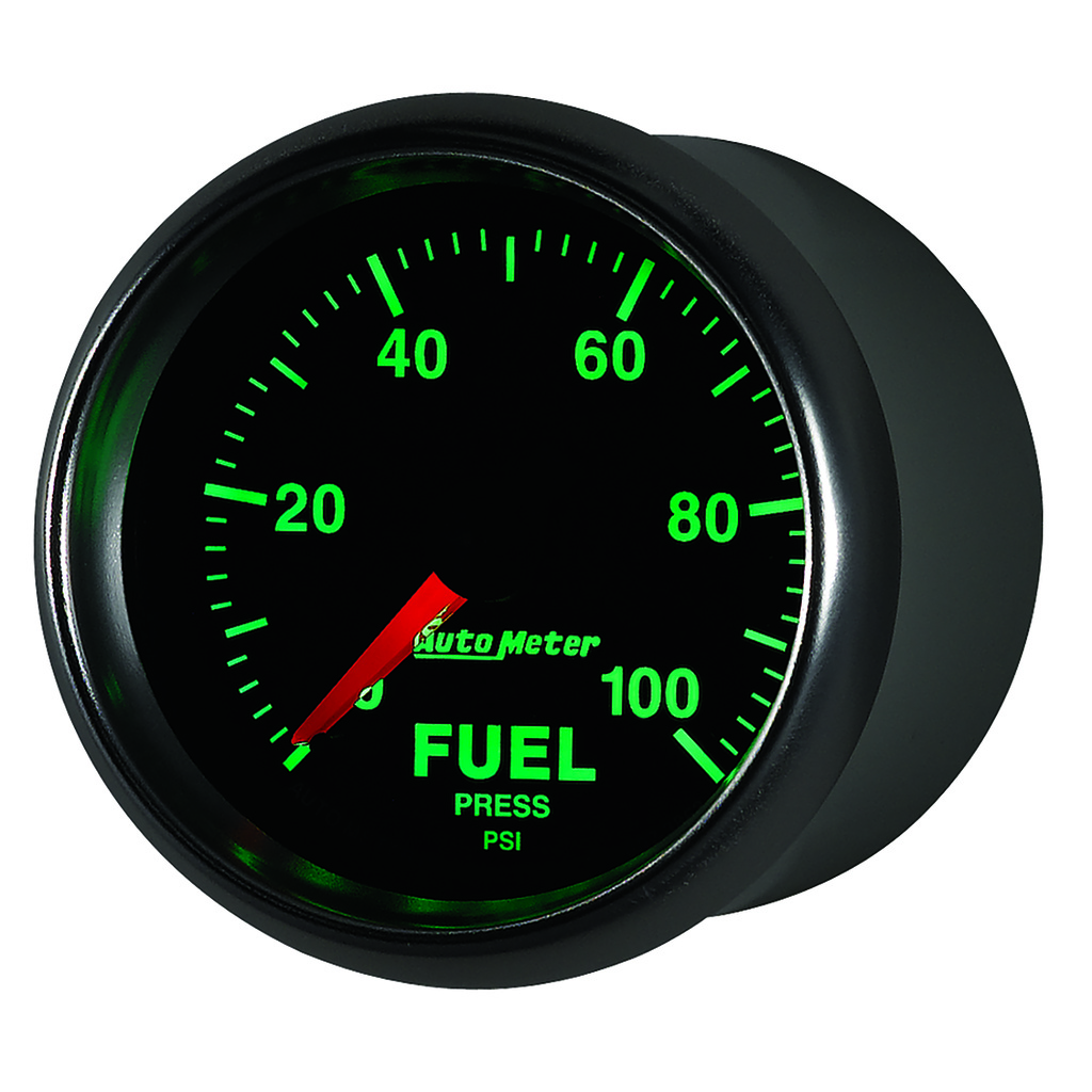 2-1/16" Fuel Pressure, 0-100 Psi, Gs