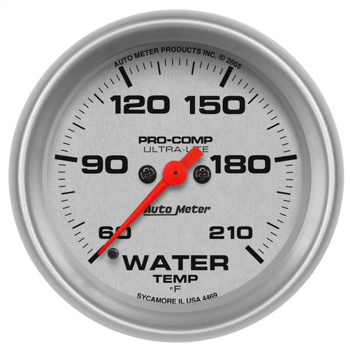 2-5/8" Water Temperature, 60-210 °F, Ultra-Lite
