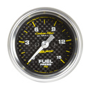 2-1/16" Fuel Pressure, 0-15 Psi, Carbon Fiber