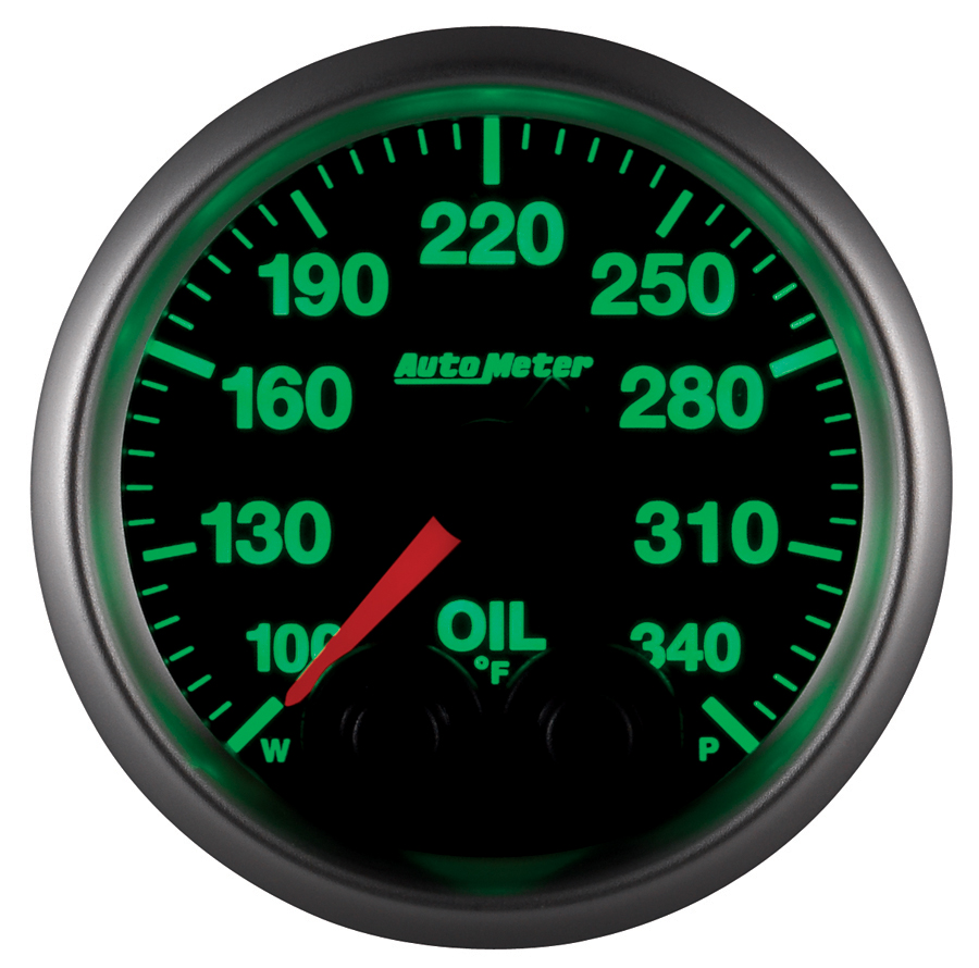 2-1/16" Oil Temperature, 100-340 °F, Elite