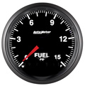 2-1/16" Fuel Pressure, 0-15 Psi, Elite, W/O Sensor