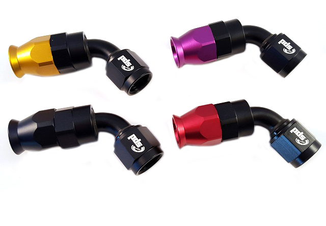 AN6 hose end 60 ° PTFE