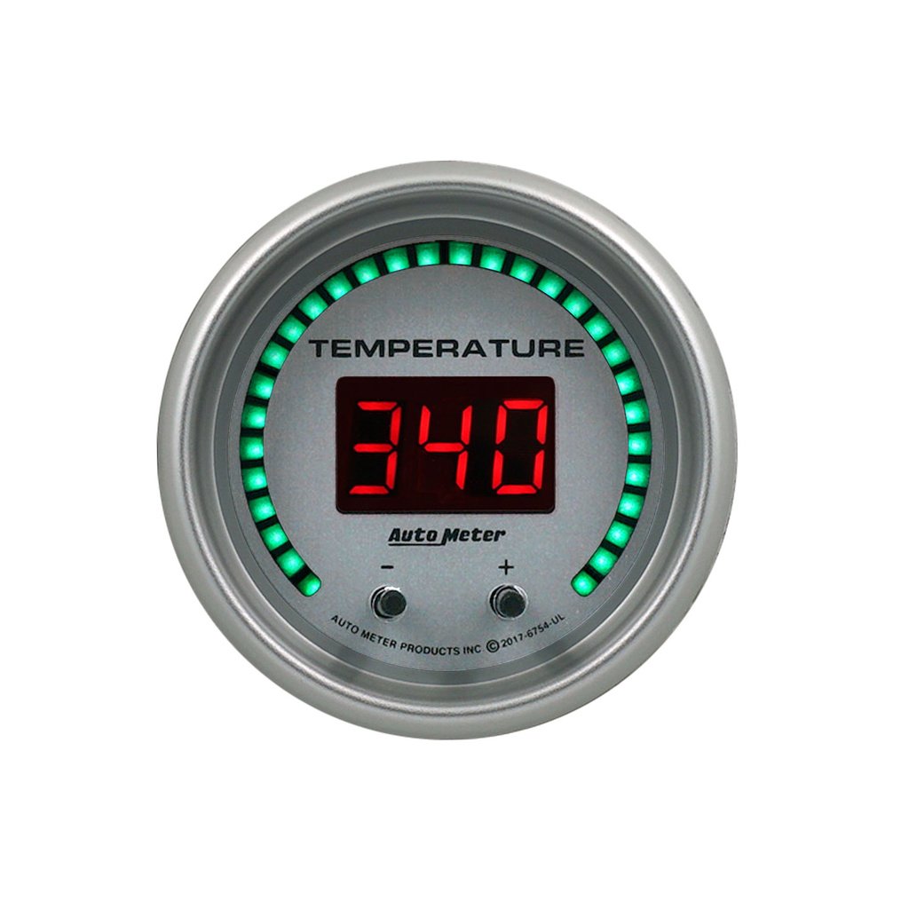 2-1/16" Two Channel Fluid Temperature, Selectable Scale ºf / ºc, Ultra-Lite Elite Digital