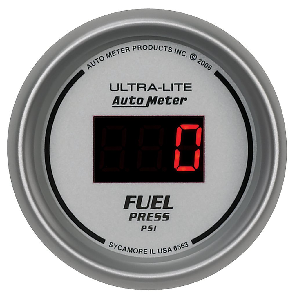 2-1/16" Fuel Pressure, 5-100 Psi, Ultra-Lite Digital