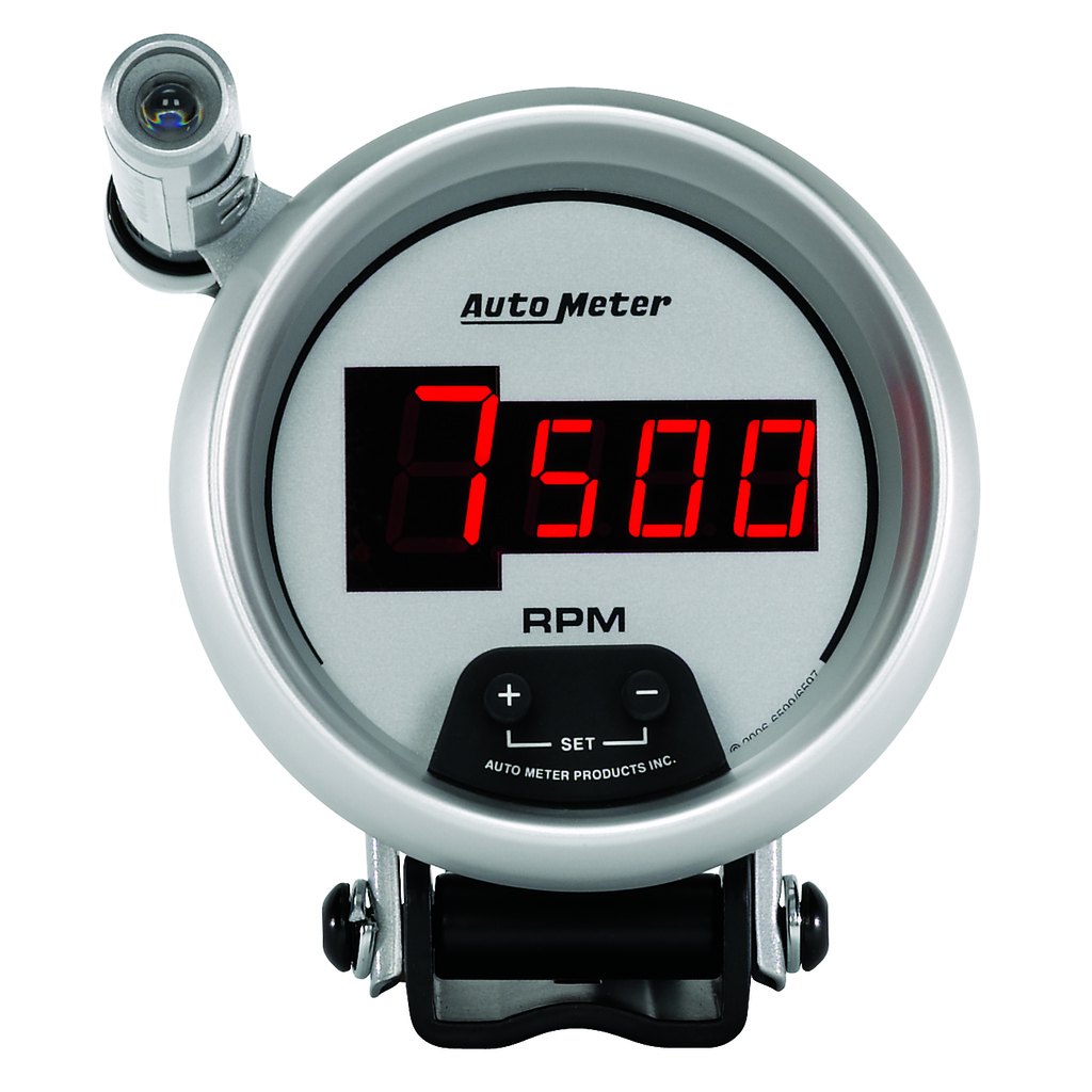 3-3/4" Pedestal Tachometer, 0-10,000 Rpm, Ultra-Lite Digital