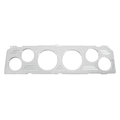 6 Gauge Direct-Fit Dash Kit, Chevy Truck 64-66, Old Tyme White