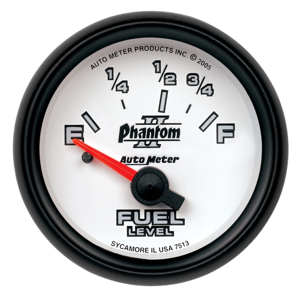 2-1/16" Fuel Level, 73-10 Ω, Phantom Ii