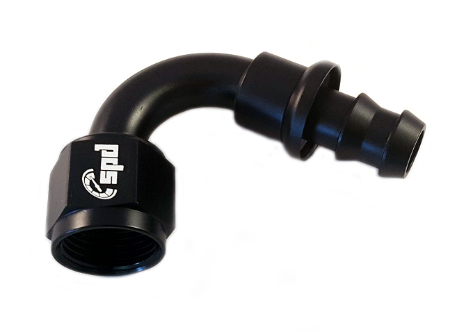 An8 hose end 120 ° Push On