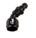 An4 hose end 45 ° Push On