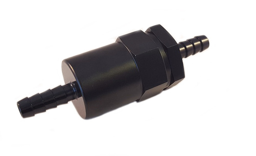 Universal mini fuel filter 8mm hose connection 150 micron