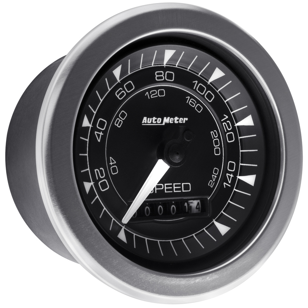 3-3/8" Speedometer 160mph Elec. Programmable Chrono