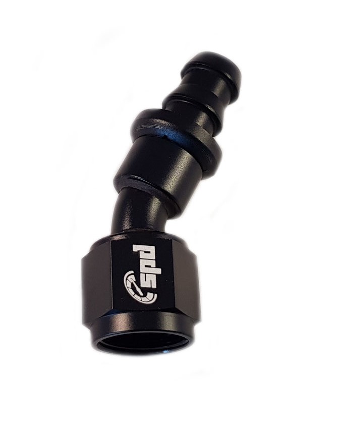 An8 hose end 30 ° Push On