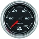2-1/16" Oil Pressure, 0-100 Psi, Black, Pro-Cycle