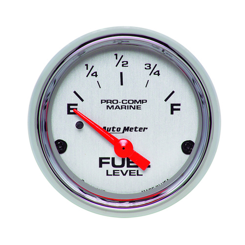 2-1/16" Fuel Level, 240-33 Ω, Marine Chrome