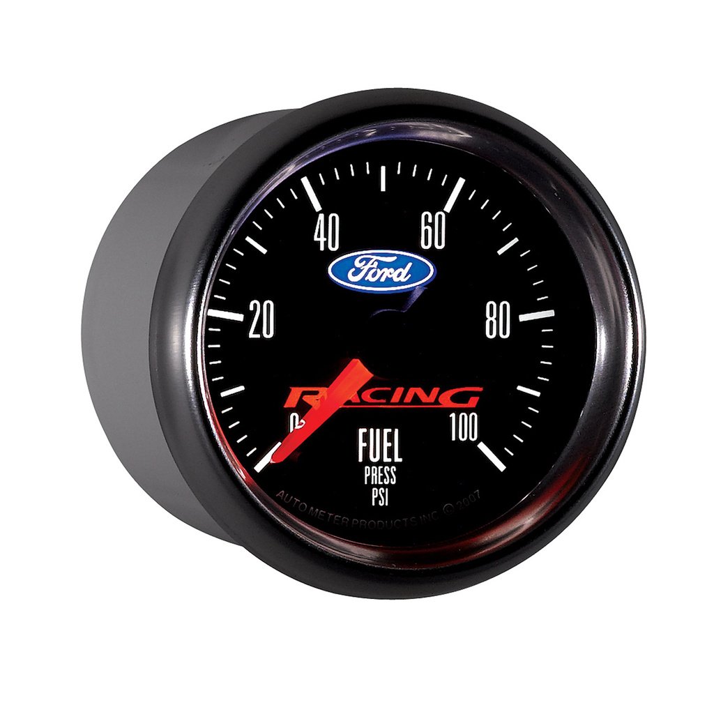 2-1/16" Fuel Pressure, 0-100 Psi, Ford Racing