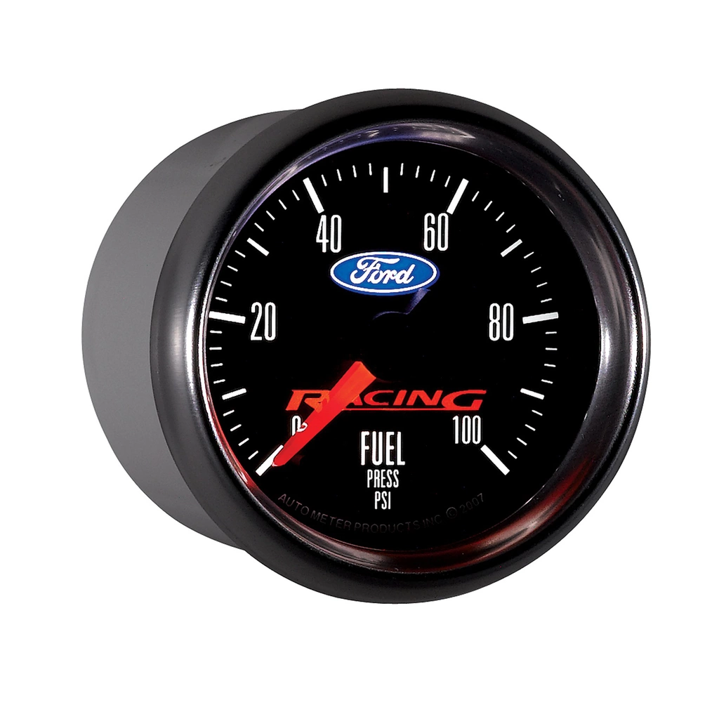 2-1/16" Fuel Pressure, 0-100 Psi, Ford Racing