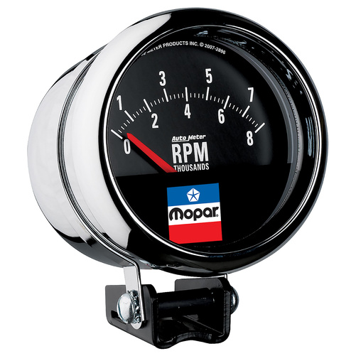 3-3/4" Tach, 8,000 Rpm, Short Sweep, Mopar Classic