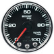 2-1/16" Boost, 0-100 Psi, Spek-Pro, Black/Chrome