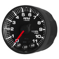2-1/16" In-Dash Tachometer, 0-11,000 Rpm, Spek-Pro, Black/Black