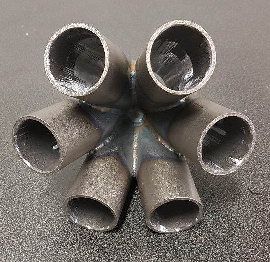 Merge collector 6 cylindrar round steel