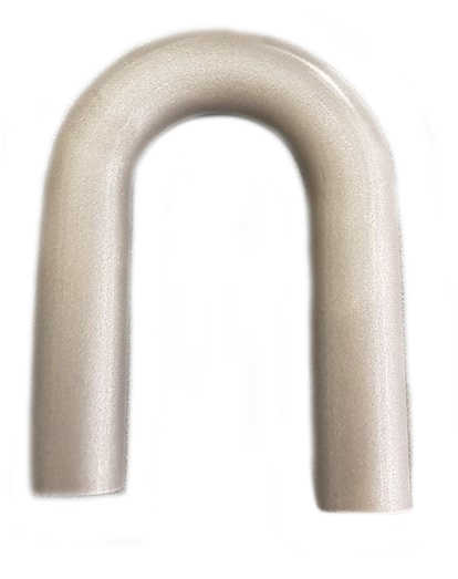 Bent tube 180 degree r63 42,4x2,0 stainless steel 321L