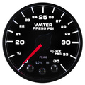 2-1/16" Water Pressure, 0-35 Psi, Spek-Pro, Black/Black, Ecu