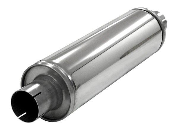 Silencer round 2.5" sleeves Stainless steel