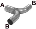 T-pipe 76x76 Stainless