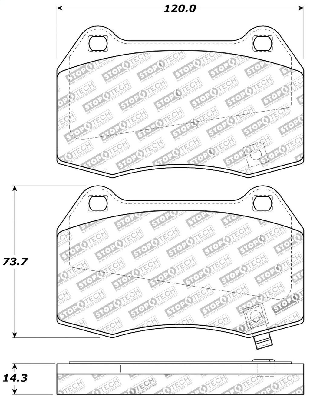 BMW 750 E38 front (4piston caliper)