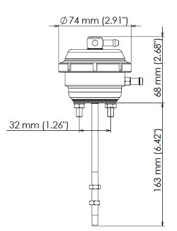 Turbosmart Borg warner wastegate (B2)
