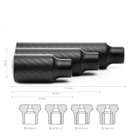 Gear Knob Cavernous Carbon (Matte finish)