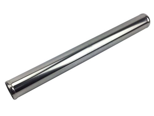 Straight aluminum tube 4" Polished