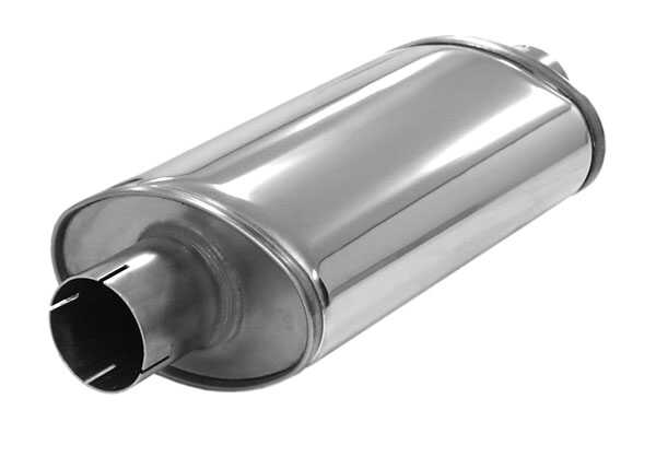 Exhaust silencer Super 2,5" (63mm) Universal SS