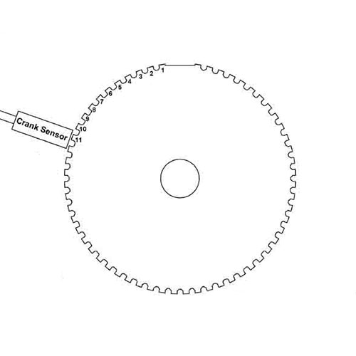 Trigger wheel 138mm / 83mm (60-2)